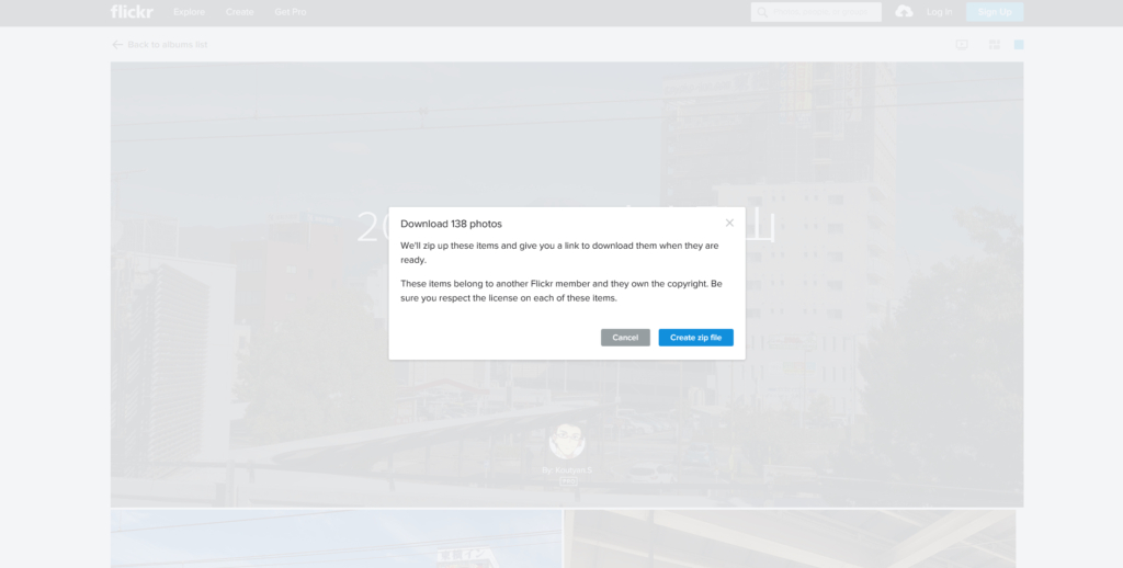 Flickrから写真をダウンロードする方法 Pc スマホ対応 Kosuke Blog